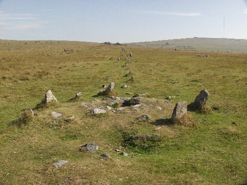 The Plague Market At Merrivale (Multiple Stone Rows / Avenue) by ocifant