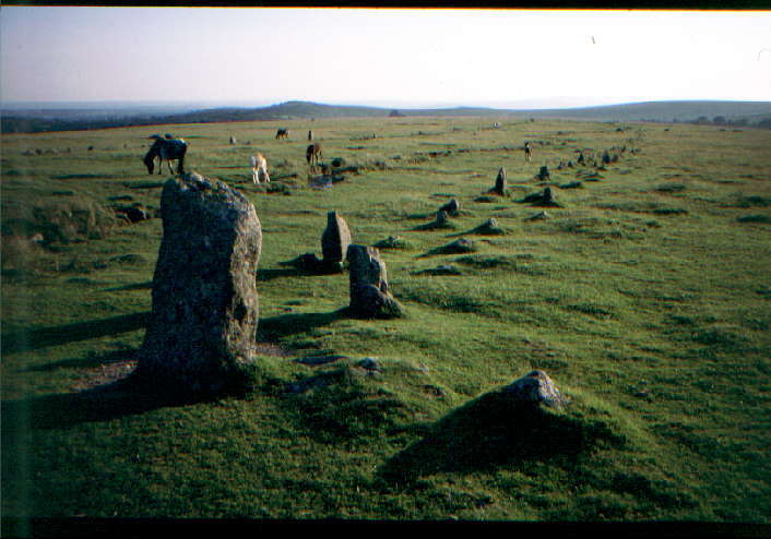 The Plague Market At Merrivale (Multiple Stone Rows / Avenue) by greywether
