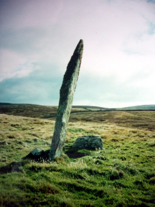 Hill of Cruester, Bressay (Standing Stone / Menhir) by Billy Fear