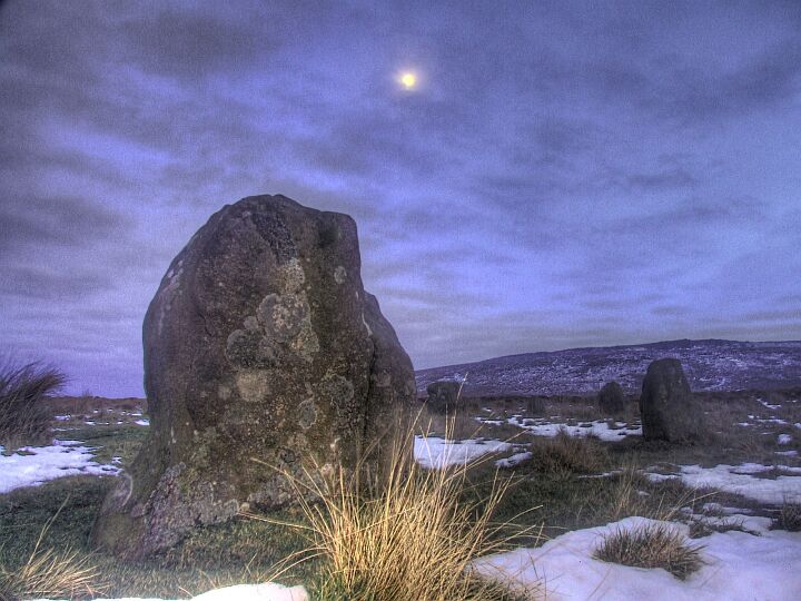 Seven Stones of Hordron Edge (Stone Circle) by Chris Collyer