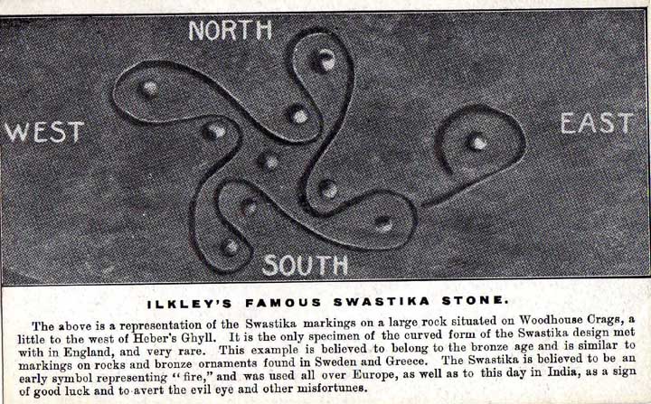 The Swastika Stone (Cup and Ring Marks / Rock Art) by stubob