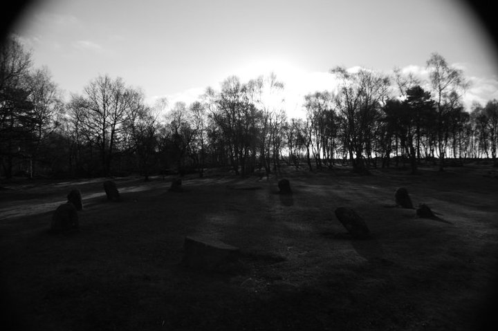 Nine Ladies of Stanton Moor (Stone Circle) by listerinepree