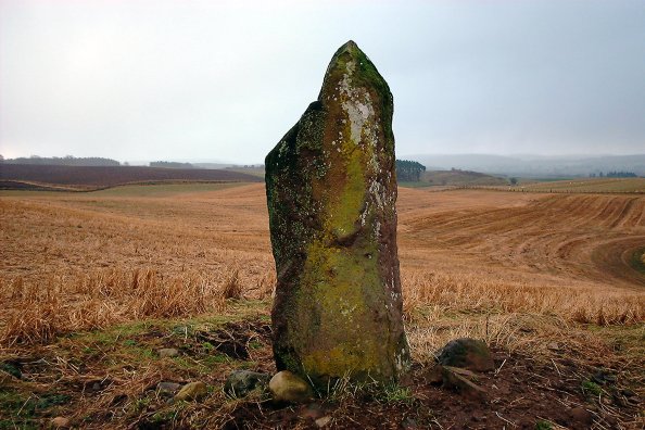 Lendrick Lodge Stone (Standing Stone / Menhir) by nickbrand