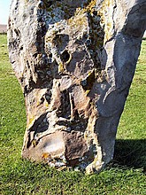 <b>Avenue stone with axe grinding marks</b>Posted by jimit