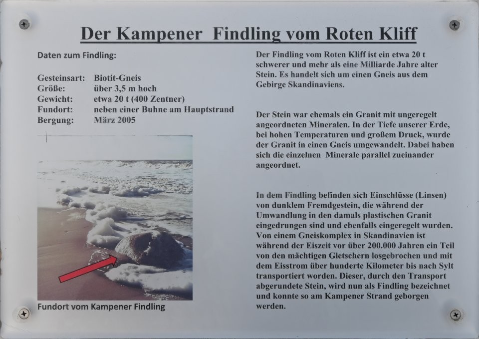 Kampener Findling vom Roten Kliff (Natural Rock Feature) by Nucleus